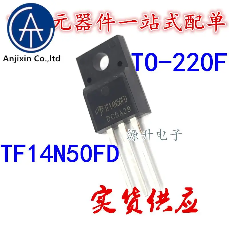 10Pcs 100% Originele Nieuwe TF14N50FD/AOTF14N50FD Veld Effect Mos Buis TO-220F N Channel