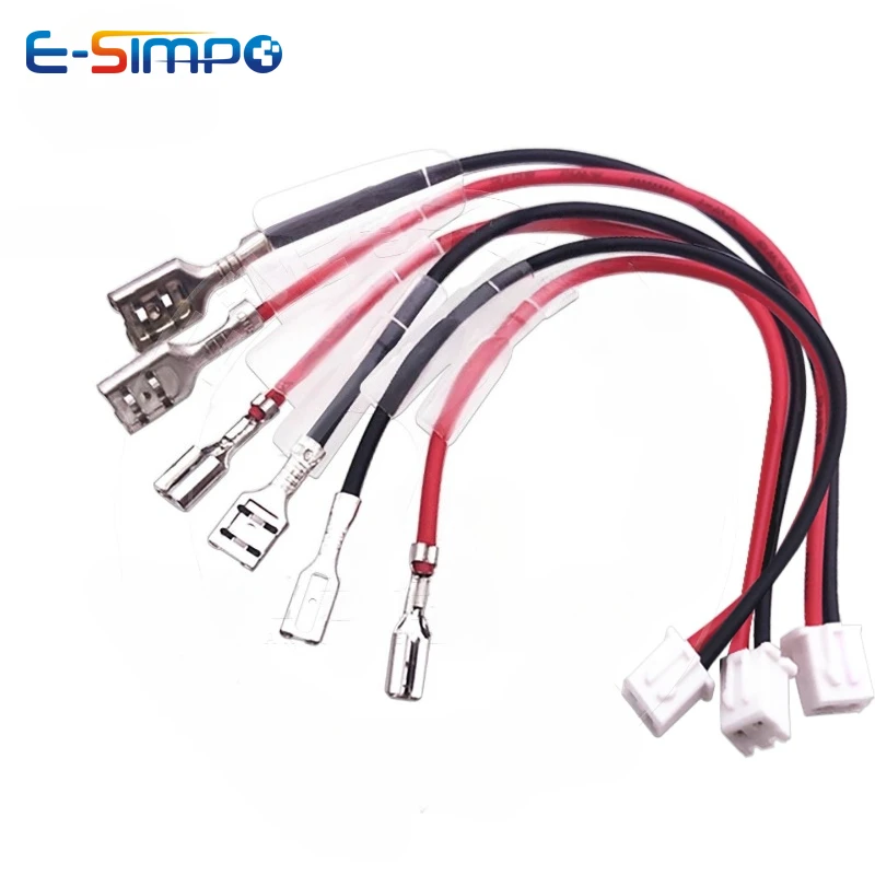 10PCS XH2.54mm 2/3/4/5/6Pin to 2.8/4.8/6.3mm Plug-in Spring Terminal Wire Splitter Connector Cable Male to Female 10/20/30cm