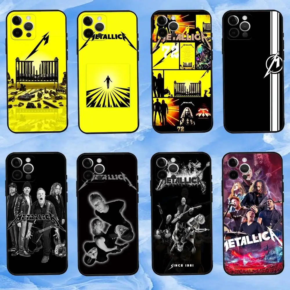 

Metallica 72 S-Seasons Phone Case For iPhone 17,16,15,14,13,12,11 Plus,Pro Max,XS,Soft Silicone Black Cover