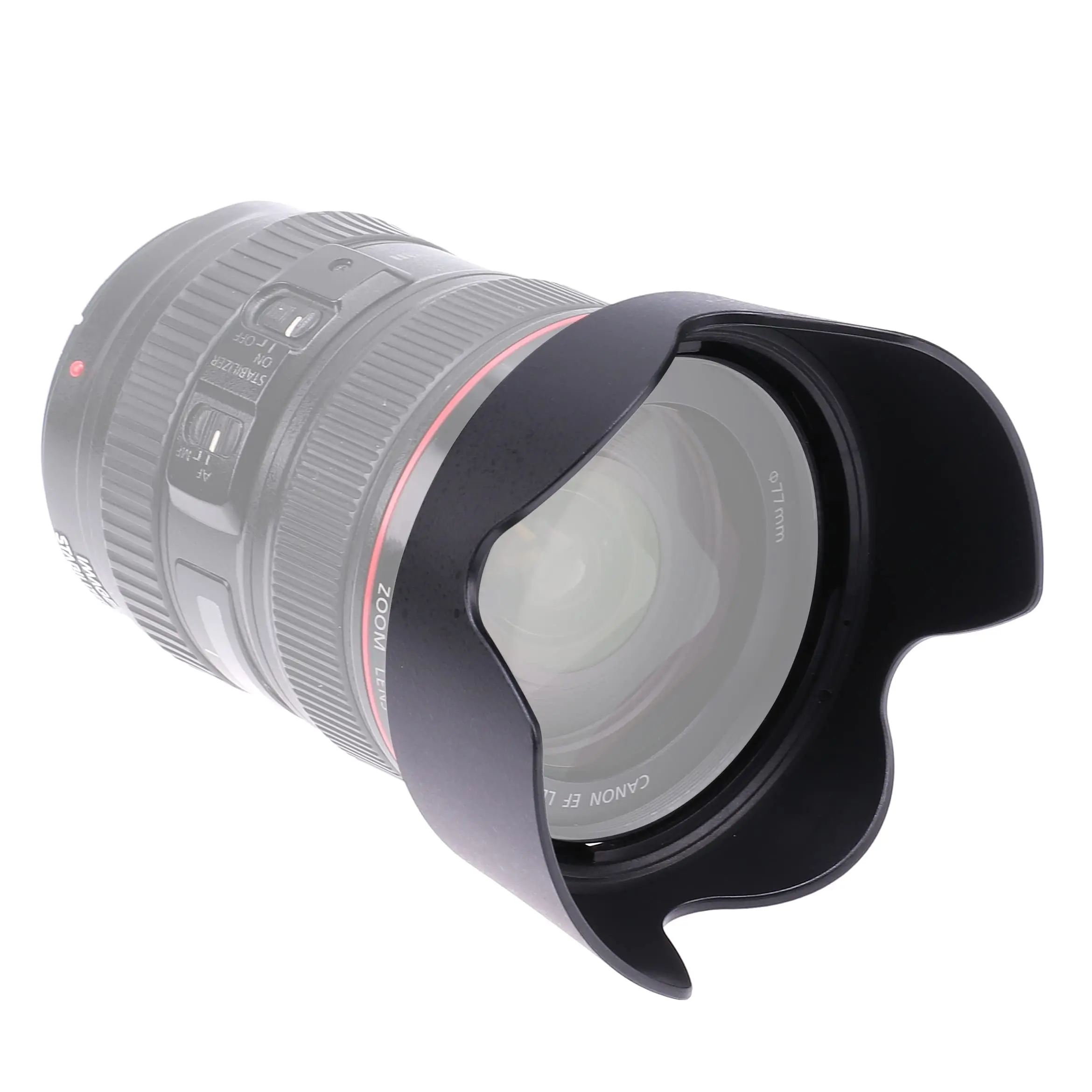 Canon-EW-83M حربة جبل عدسة هود ، كانون EF-24-105mm ، F-3-5-5-6 ، هو عدسة STM