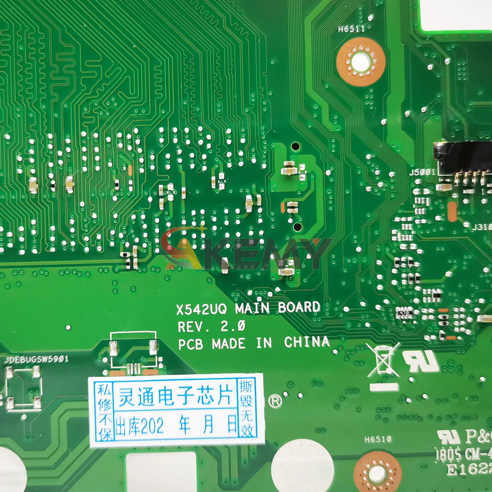 X542UQ Laptop Motherboard For ASUS FL8000U X542UR X542UF A580U X542URR X542U X542UQR X542URV X542UN Mainboard With I3 I5 I7 CPU