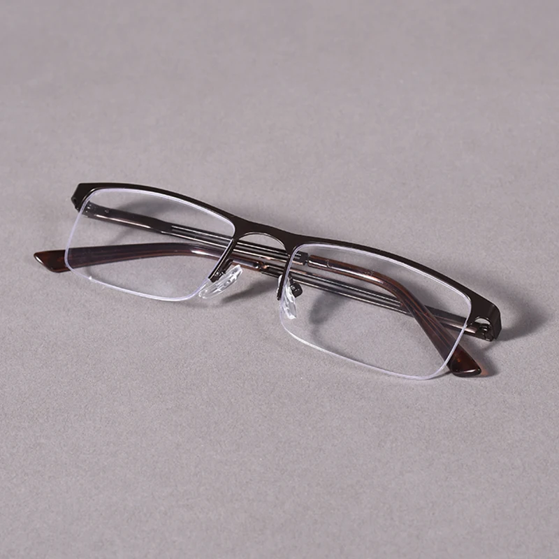 Metall Anti-blau Licht Lesebrille Männer Halb Rahmen Business Brillen Weitsichtige Brillen Dioptrien + 1,25 + 1,75 + 2,25 + 2,75 + 3,5 – Detail 26
