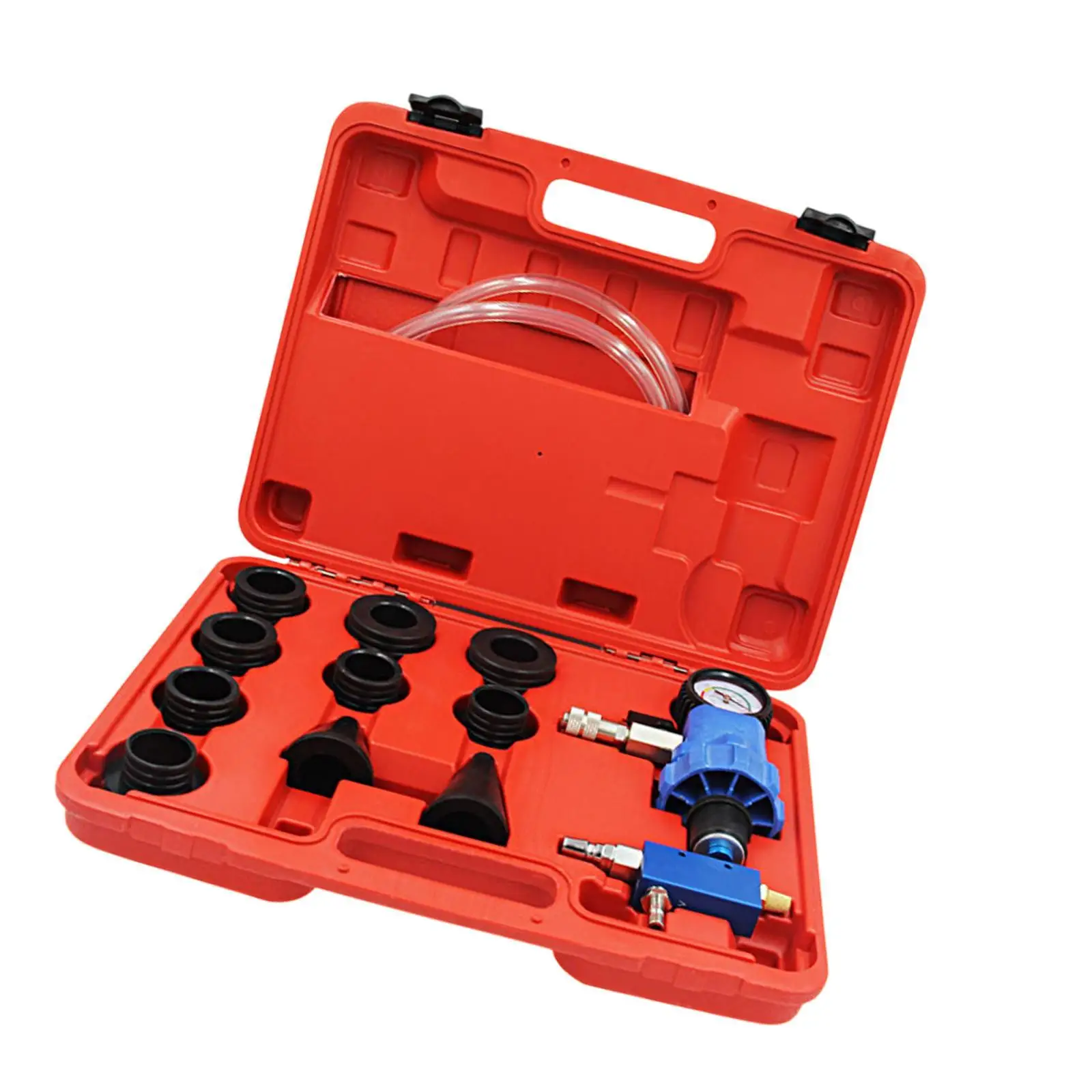 

Radiator Cooling Antifreeze Replace Tool with Adapter Hoses Lightweight Portable with Storage Case Versatile for Vehicle