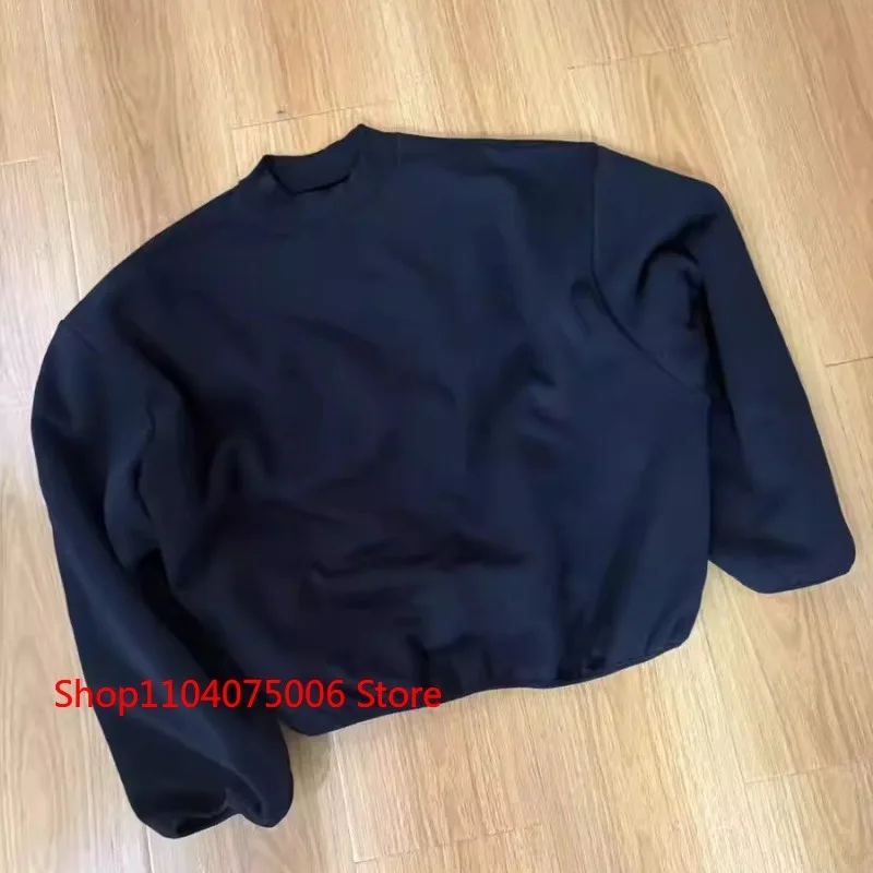 رجل الشتاء الحراري الصوف مبطن هوديي كاني ويست نمط فضفاض صالح القطن عادي اللون ملابس رياضية كاجوال