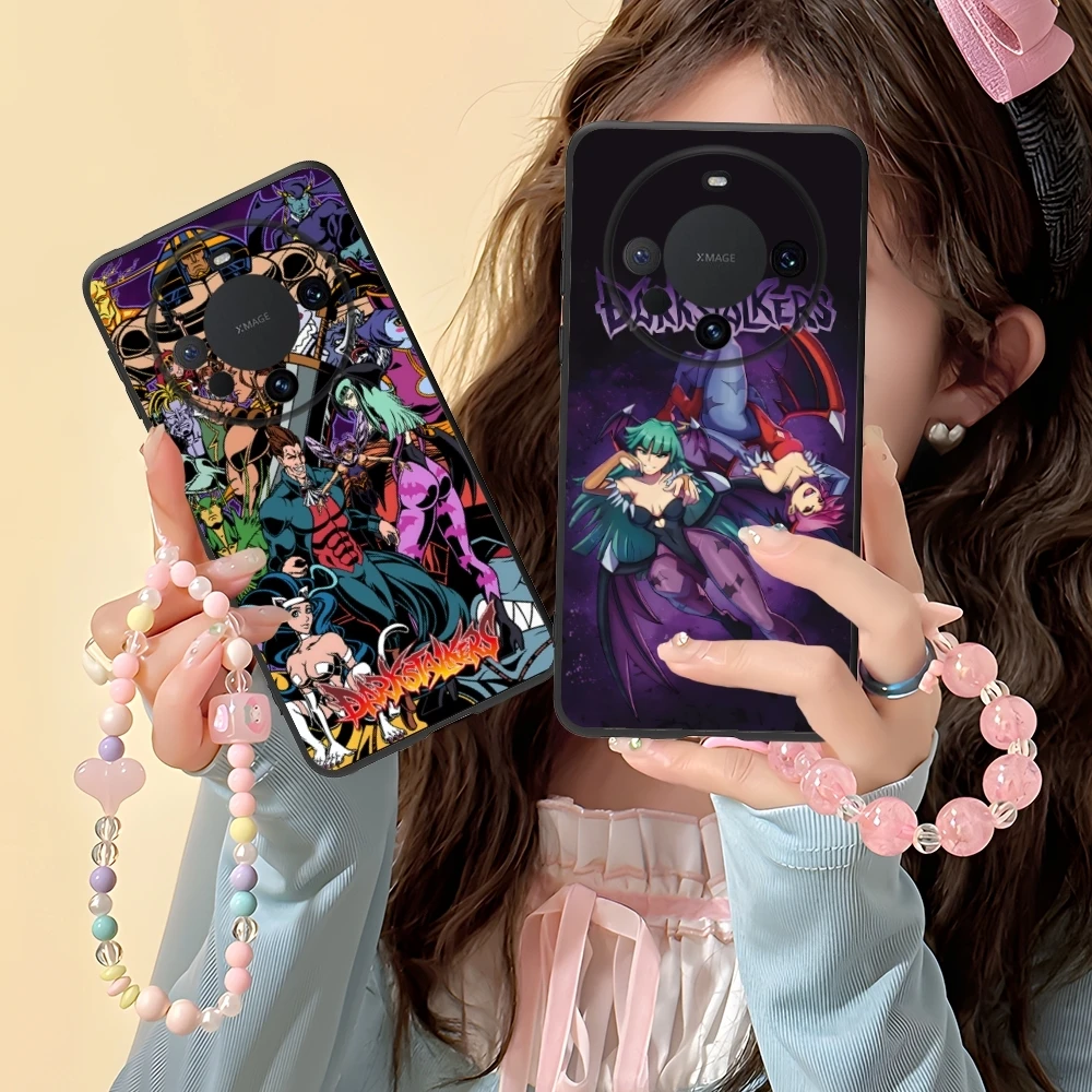 Darkstalkers Morrigan Mobile Cell Phone Case for Huawei Mate 60 50 40 30 20 10 Pro Plus Lite E 5G Black Soft Phone Cover Shell