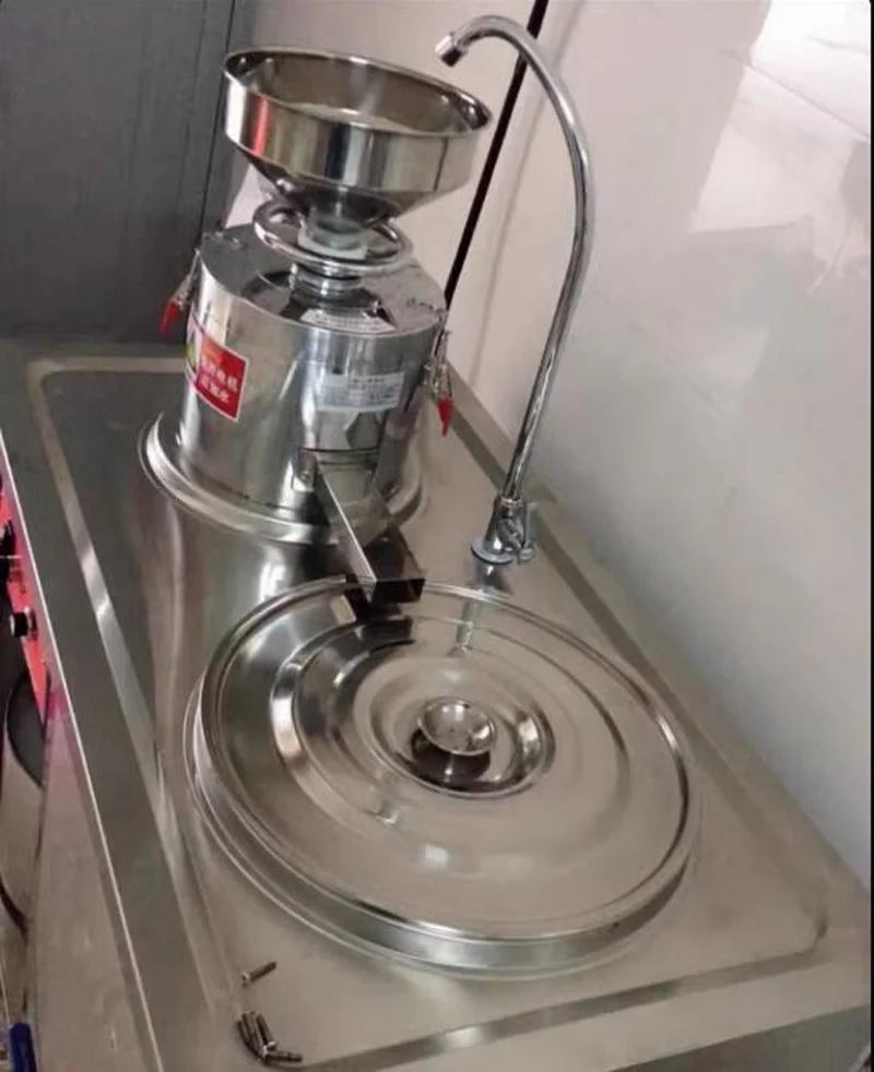 Soymilk Machine For Commercial Breakfast Shops Slag Slurry Separation Steam Cooking Milk Tofu Machine Soymilk Machine