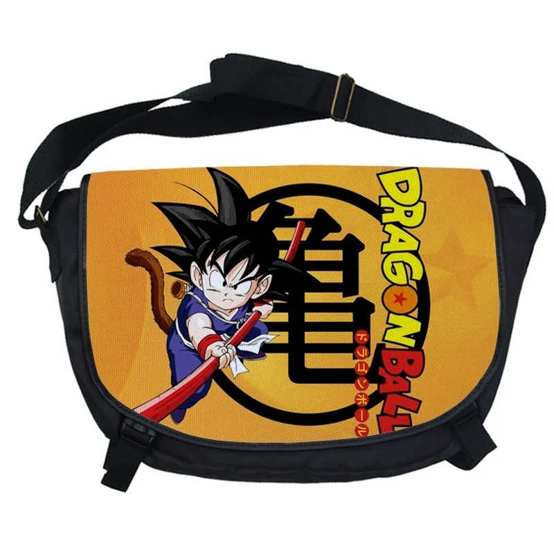 

Goku Shoulder Bag New Anime Dragon Ball Canvas Bag Fashion Messenger Bag Bag High-Capacity Travel Boy Casual Crossbody Girl Gift