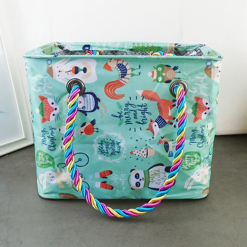 

Сетчатая пляжная сумка-органайзер водонепроницаемая легкая для ванной, душа, пляжа, бассейна, спортзала, с мультяшным рисунком, для хранения детских подгузников