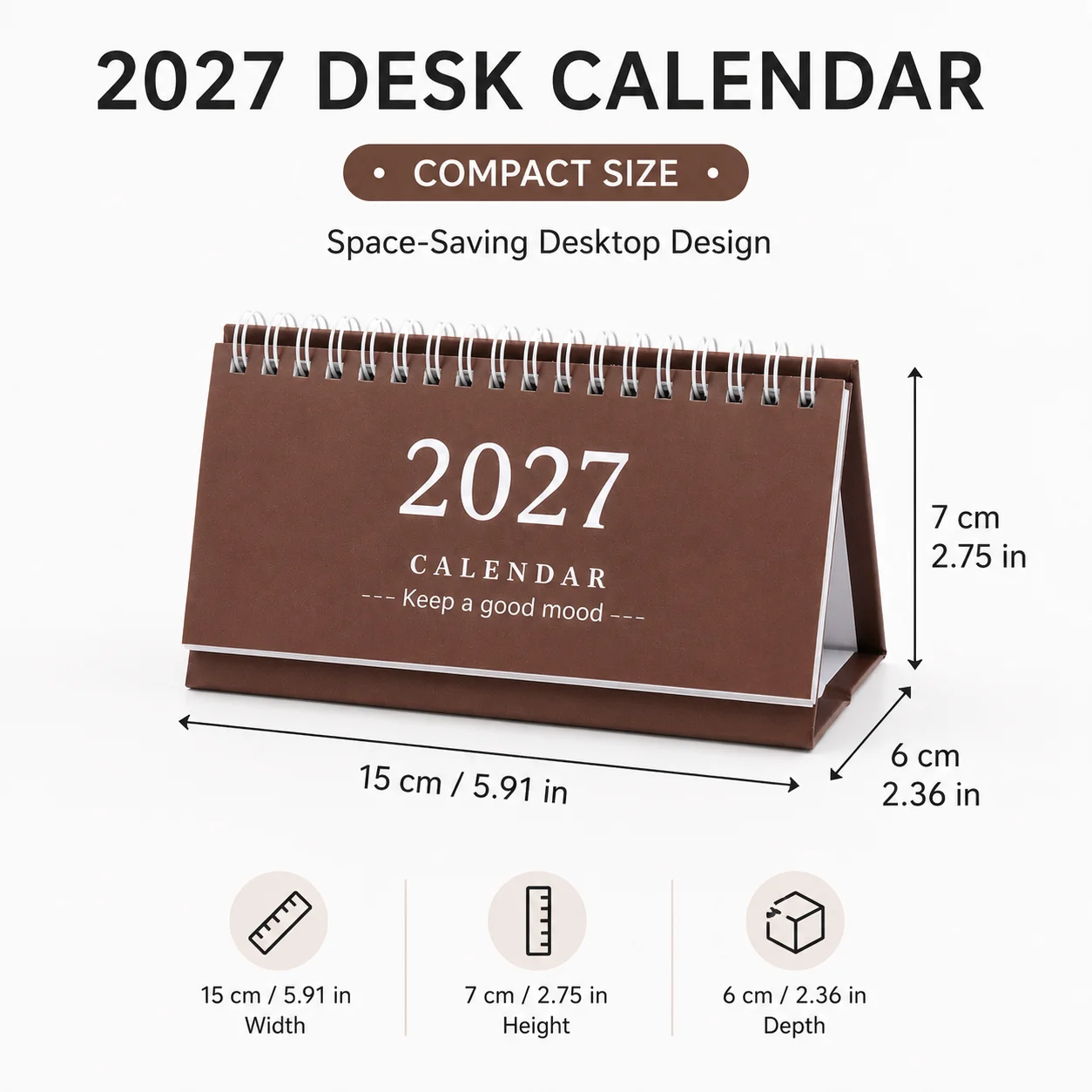 ปฏิทินตั้งโต๊ะสไตล์วินเทจยาว 2 - Home Office Work บทวิจารณ์และราคา