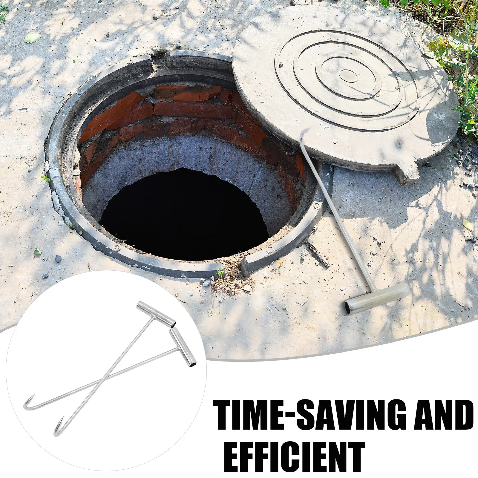 2 stuks T-handgreep putdekselh - Manhole Cover Lifting recensie en prijs