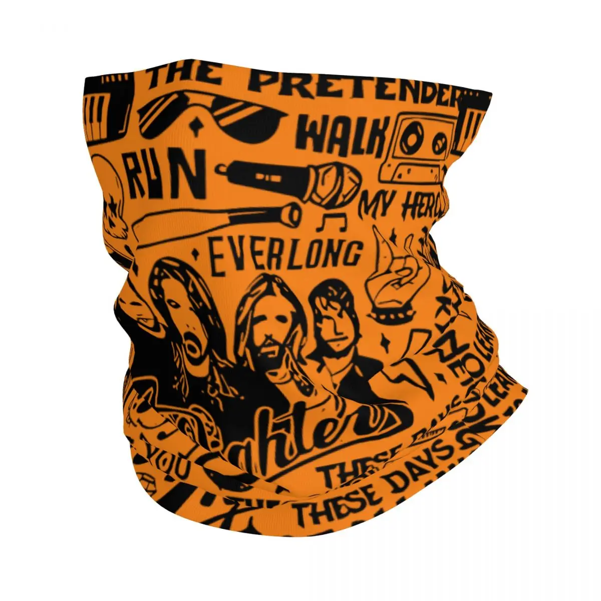 Everything Or Nothing At Motocross Bandana Neck Gaiter Printed Foos Fighter Wrap Scarf Running Unisex Adult Breathable