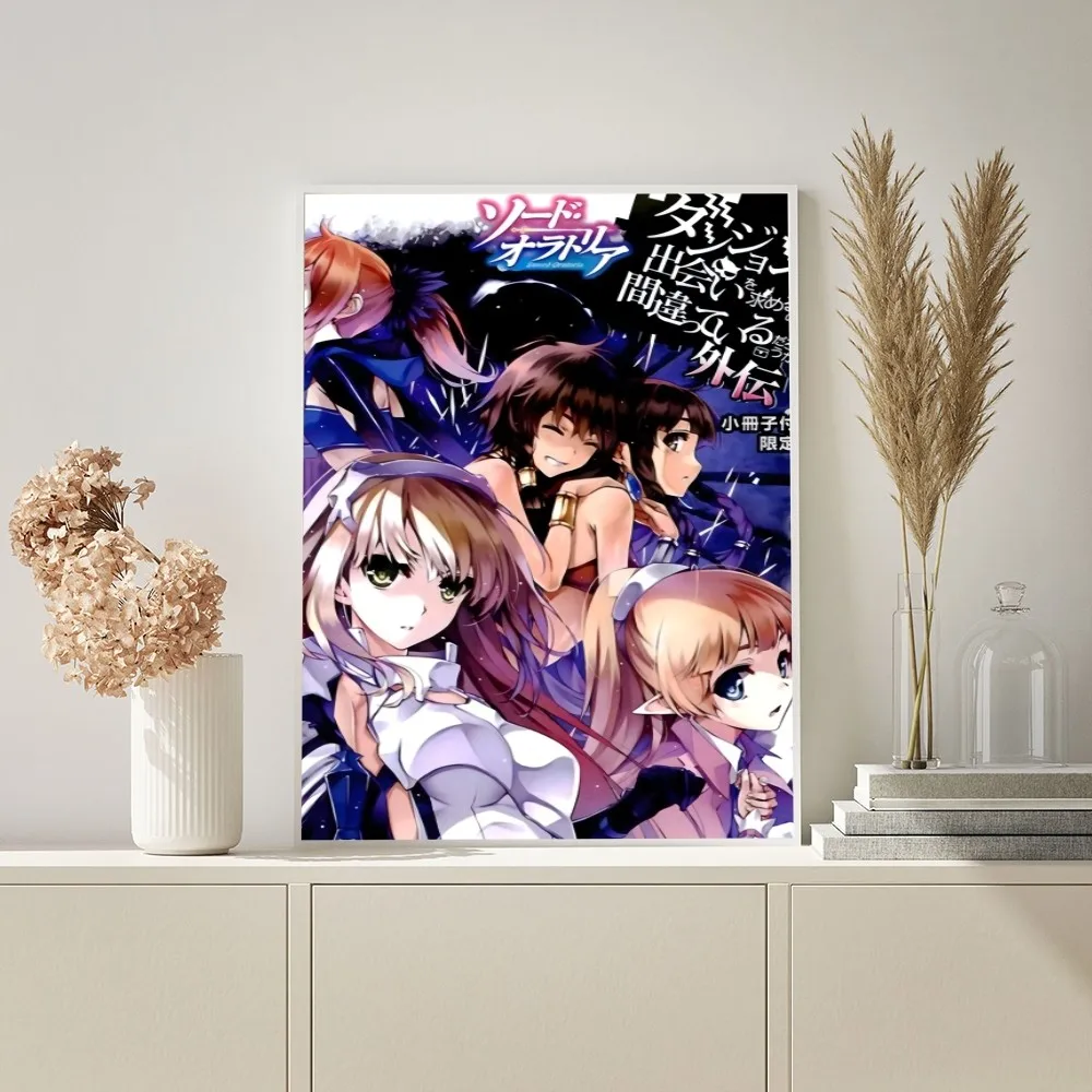 1pc DanMachi Poster Wall Art Home Decor Room Decor Digitaal Schilderen Woonkamer Restaurant Keuken Art