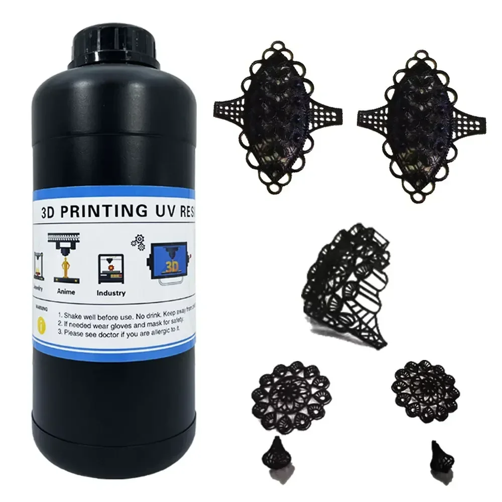 

High Wax Black 500g/1000g DLP/LCD Printings 3d Printers UV Castables resinss for Jewelrys Casting