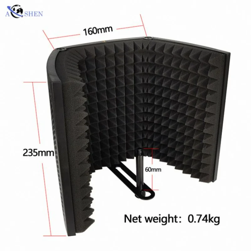 Wholesale Microphone Soundproofing Acoustic Foam Panel Windshield Filter For Studio Recording