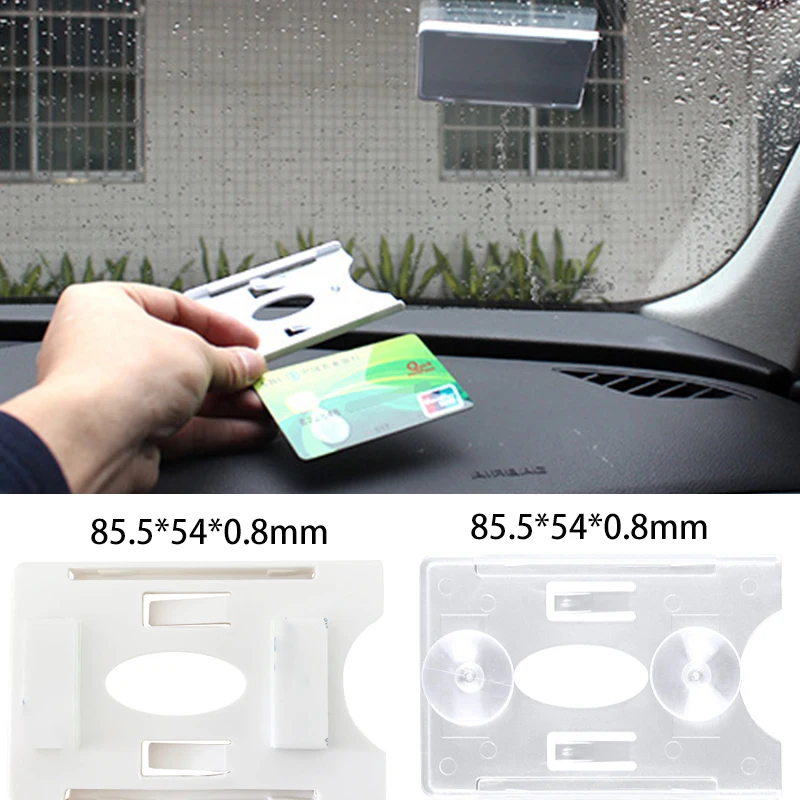 

Auto Card Sleeve Parking Ticket Clip Holder Auto Fastener Windscreen ID IC Clip Covers Park Card Organizer Stickers Home Office