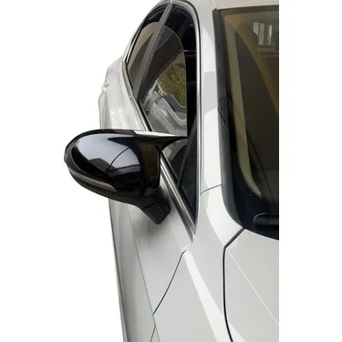 New High Quality ABS Material Glossy Black Mirror Cover for Polo Side Rear View Wing Housing Replacement Teamcar