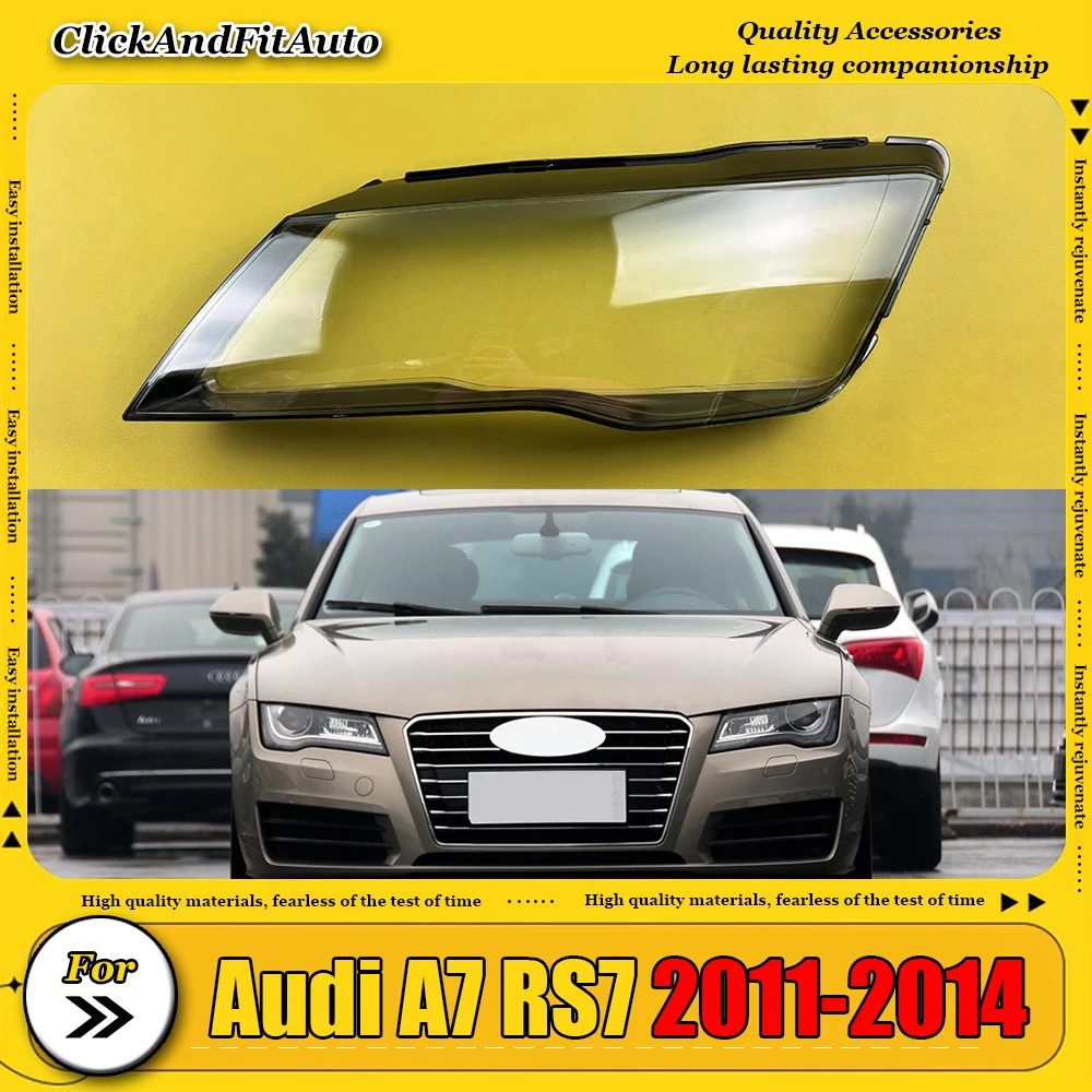 

Front Headlight Shell Transparent Headlamp Cover Lamp Shade Plexiglass Replace Original Lampshdade For Audi A7 RS7 2011-2014