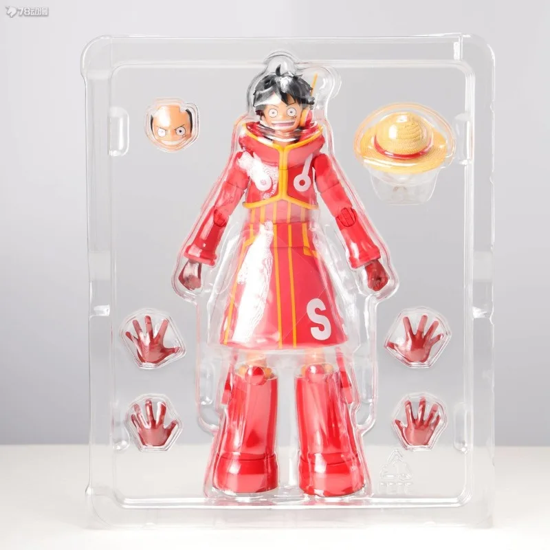 Bandai Genuino SHF ONE PIECE Monkey D Rufy -FUTURE ISLAND EGGHEAD- Anime Action Figure Da Collezione Modello Giocattoli Regalo Per Bambini