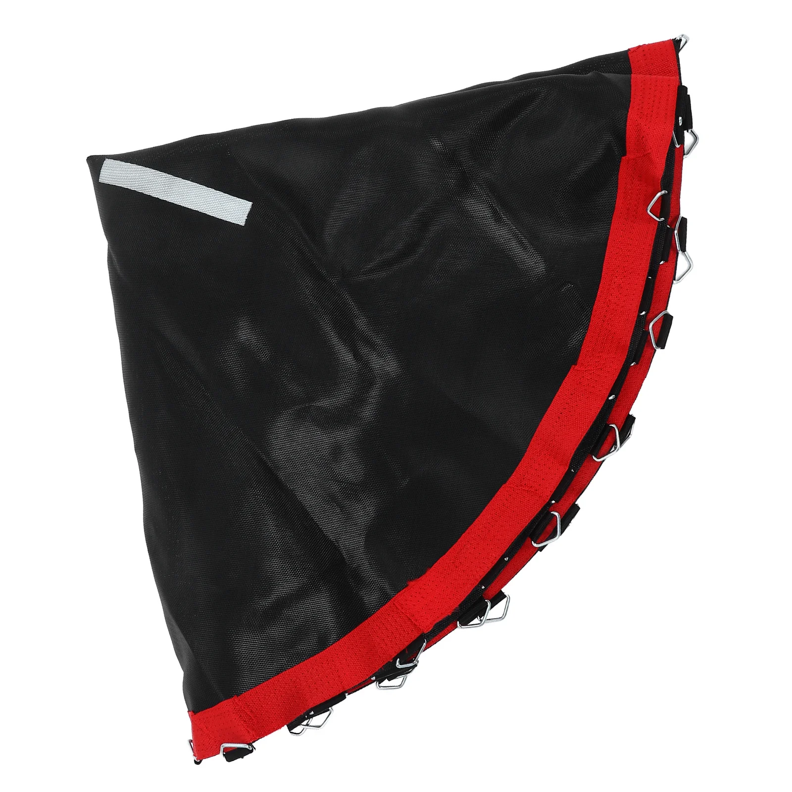 Tapete de substituição de trampolim redondo preto de alta elasticidade durável ao ar livre almofada de salto interno para fitness diversão familiar respirável