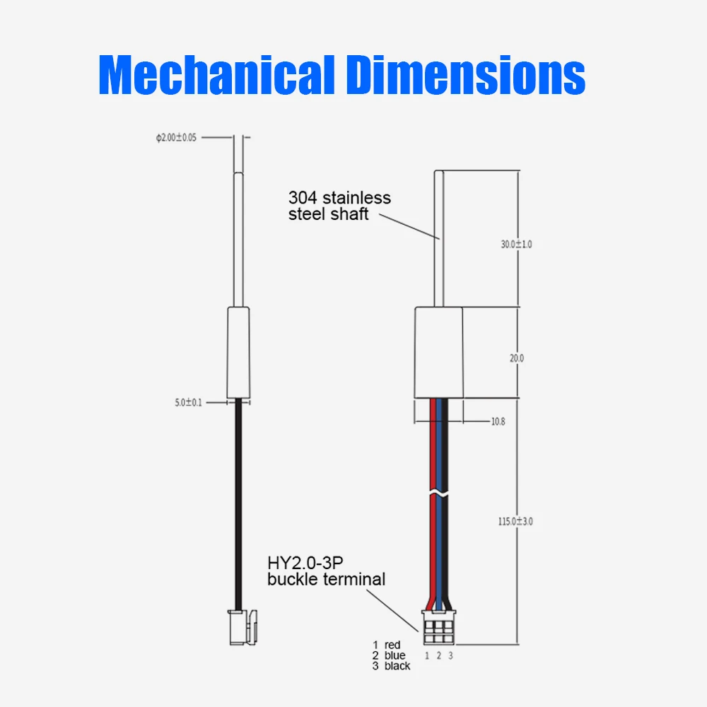 50 STKS Groothandel Sonde Vloeistofniveau Schakelaar Capacitieve Vloeistofniveausensor Voor Elektrische Apparaten En Apparatuur