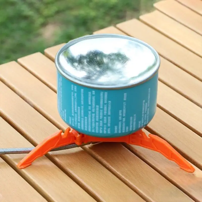Stable Outdoor Cooking Stand Regulable Angles Folds Flat Camp Stove Holder 