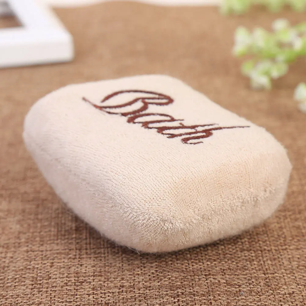 

3Pcs Baby Bath Sponges Ultra Soft Infant Shower Sponge Durable Absorbent Hanging Rope Practical Newborn Bath Supplies