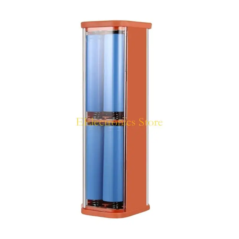 B03C DIY Power Sources Box 18650 Battery Holder 8Slot,Easy Swaps Design with High Efficiency Charging Digital Display Screen