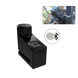 Smart Fingerprint Disc Brake Lock Anti-theft Bluetooth Electric Lock Waterproof for Motorbike Bicycle