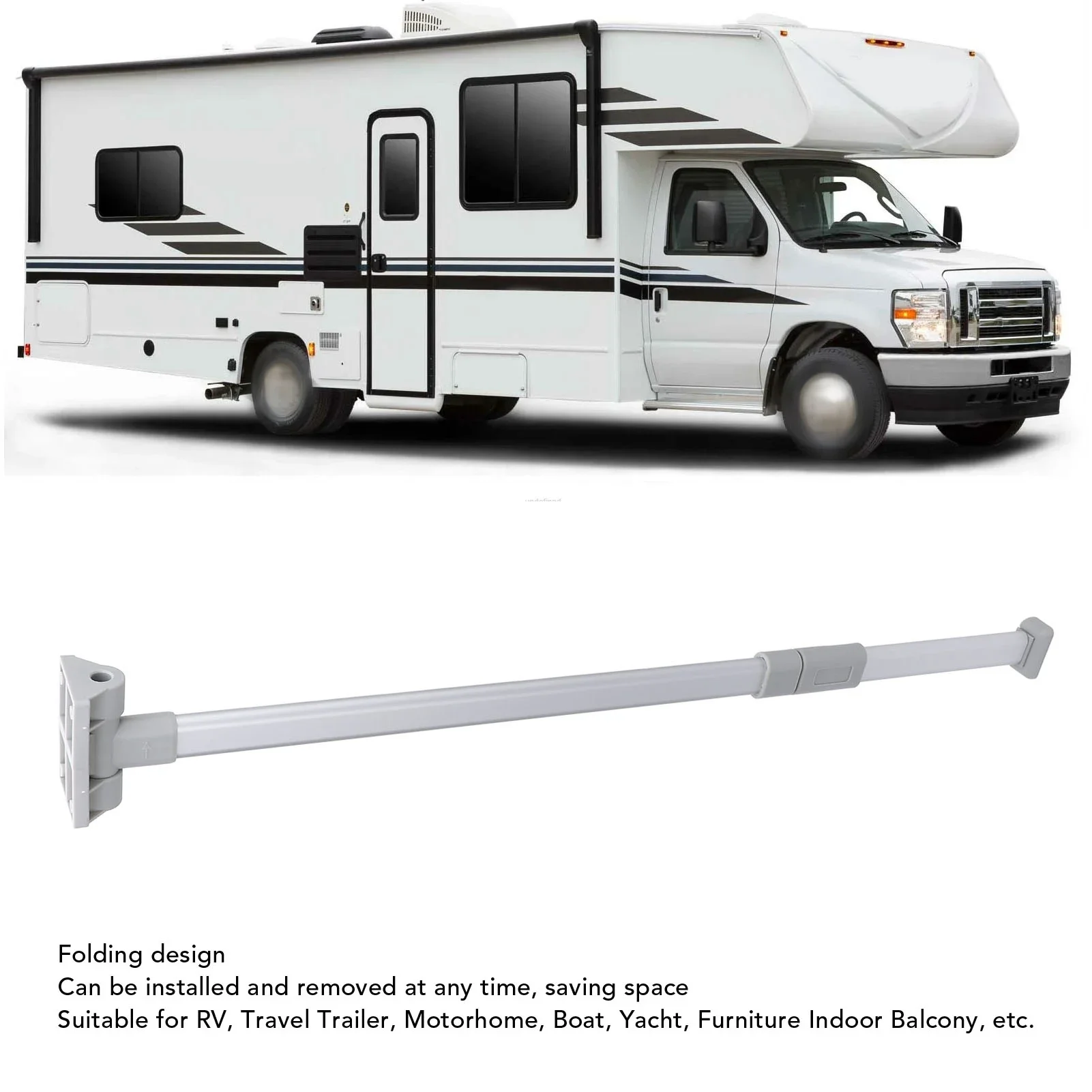 

790mm RV Table Leg 790mm Aluminum Alloy Foldable Table Base Leg for Yacht Boat Travel Trailer