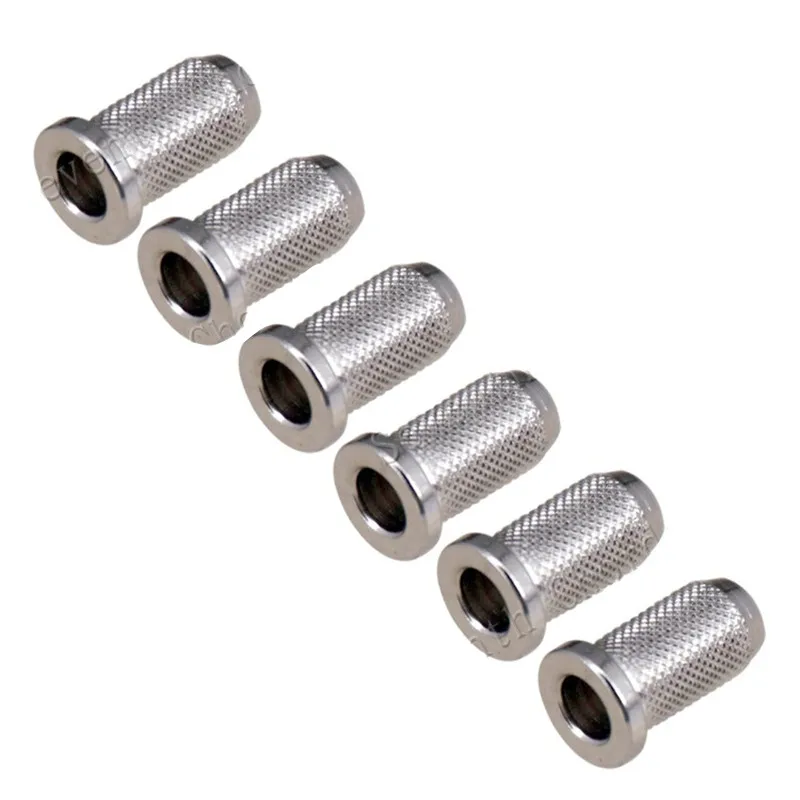 12Pcs Gitarre String Montage Aderendhülsen Buchse Set Für Elektrische Gitarre Brücke Gitarre String Retainer Zubehör Teile 3 Farben – Detail 14
