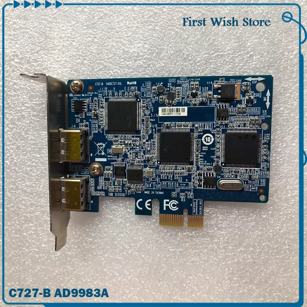 C727-B High Definition Video Capture Card PCI-E 1X AD9983A