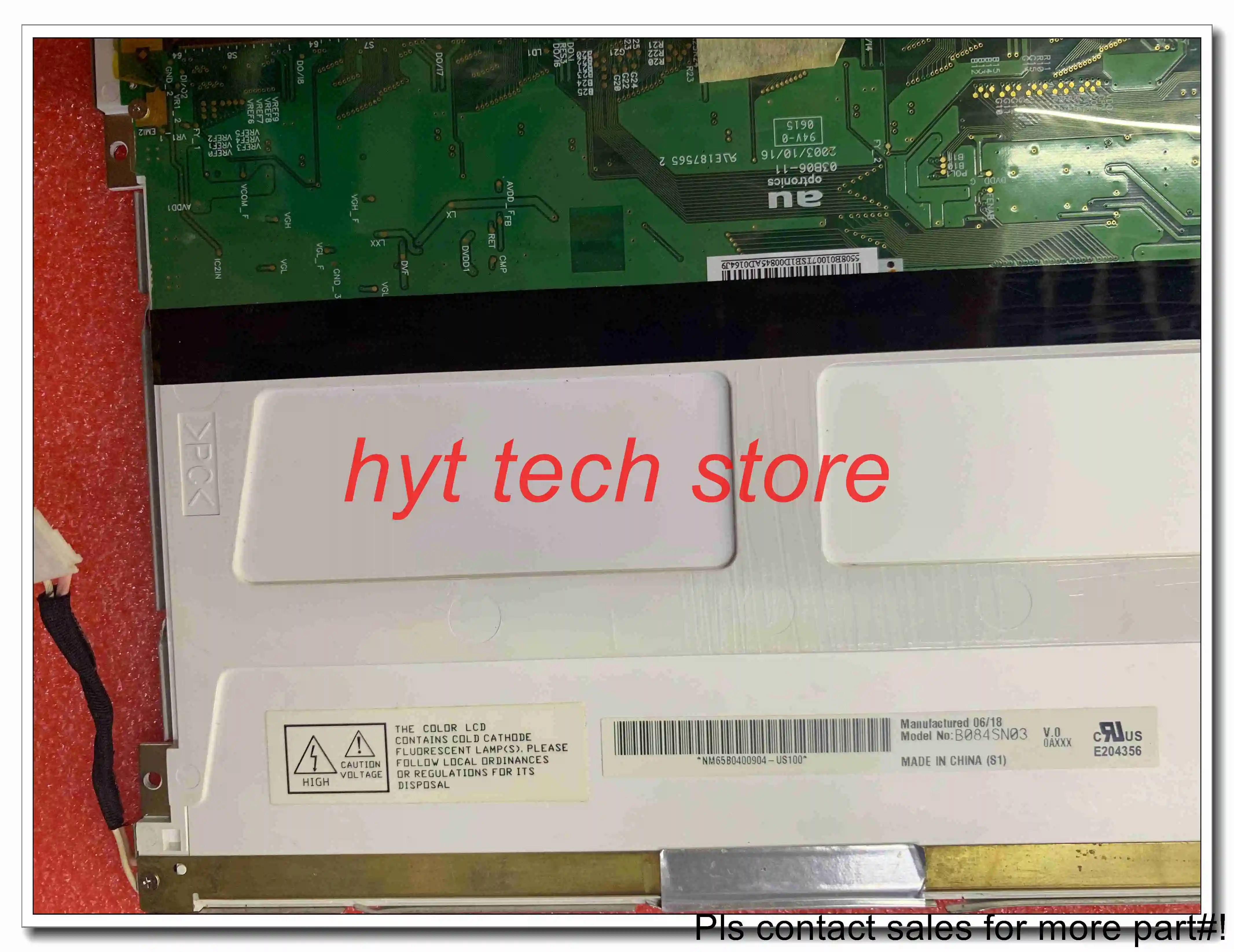 B084SN03 V0 B084SN03 V.0  8.4 inch 800*600 Oriignal Industrial LCD Panel, ready in stock