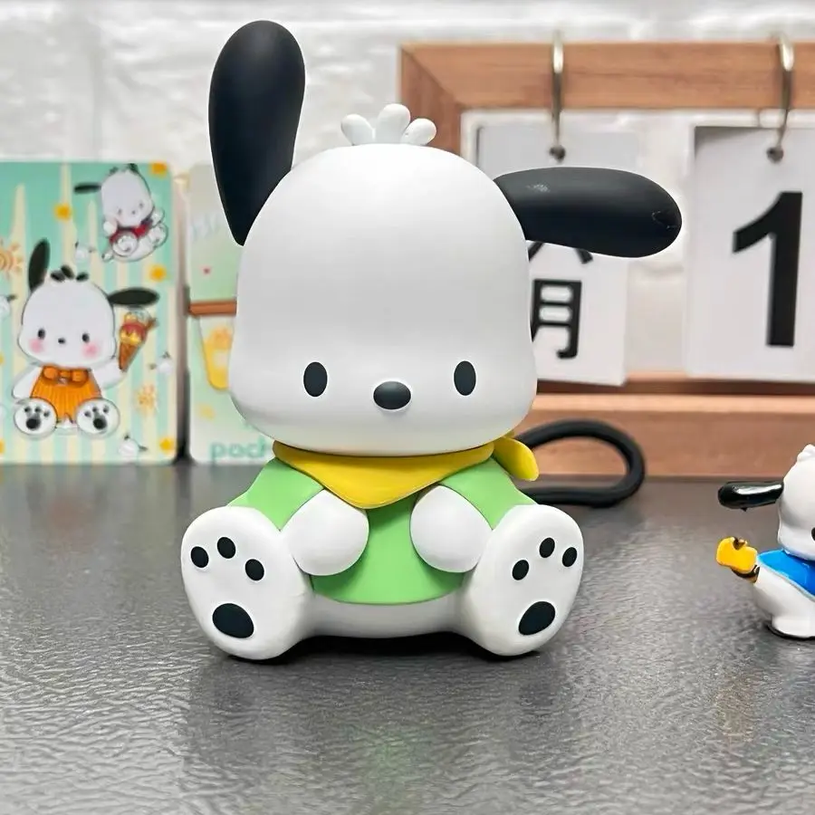 

New Sanrio Pochacco Mini Figurines For Girls Birthday Gifts Decor Anime Peripheral Pochacco Speskers Toys Collections Ornaments
