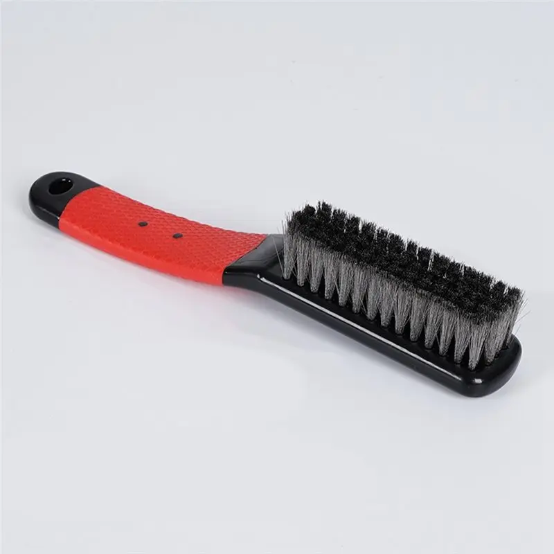 WORTHOWN-2-Pack Heavy Duty Large Wire Brush, Stainless Steel Scratch Brushes For Aggressive Cleaning, DIY With Non-Slip Handle