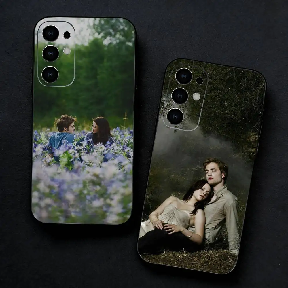 T-Twilight-t Series Phone Case For Samsung S25,S24,S23,S22,S21,S20,Ultra,Plus,FE Black Soft Cover