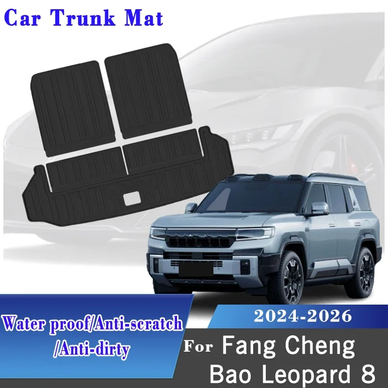 

Car Trunk Mats For BYD Fangchengbao Fang Cheng Bao 8 Leopard 8 2024 2025 2026 Cargo Liners Mat Storage Pad Dustproof Accessories