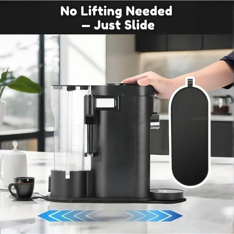 27RB لوحة المطبخ القابلة للتعديل لوحة التزلج مع قاعدة مطاطية nonslip وآلة القهوة الحزام معلقة ملحق حصيرة