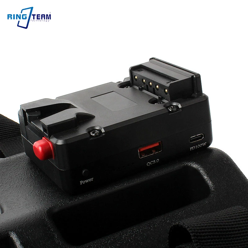 حقيبة ظهر للبث المباشر لنقل الصور مخرج سحابة T80/T20 جهاز تشفير البث المباشر المحمول على شكل حرف V سترة ظهر للبطارية