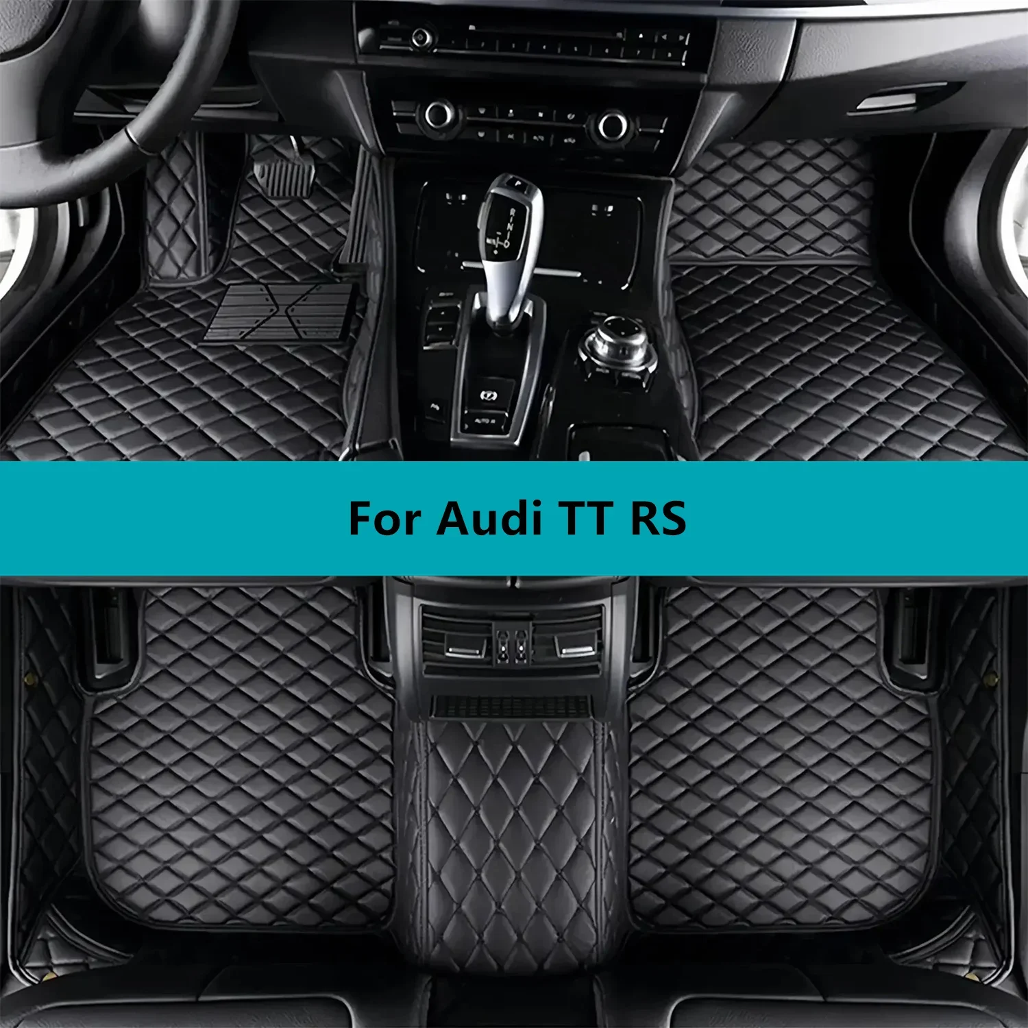 

Custom Car Floor Mats For Audi TT RS 2007 2008 2009 2010 2011 2012 All Weather Waterproof Car Floor Mats Full Set