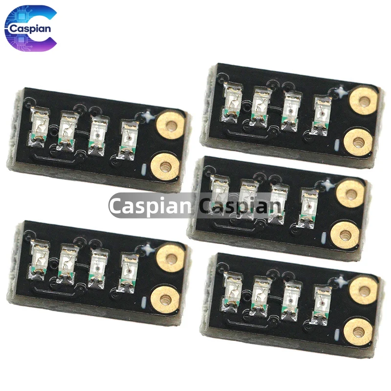 

5PCS 3.7-4.2V metering module 1 string ternary lithium battery power display LED light mini