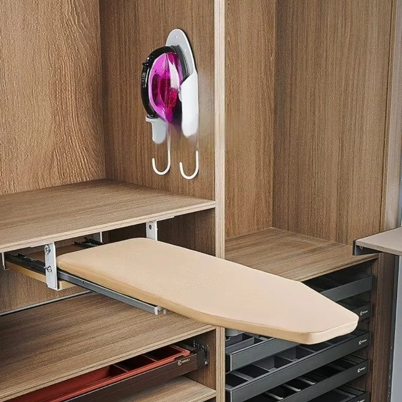 Wall Mounted Folding Ironing Board, Household Heat Resistant Ironing Table for Cloakroom, Space Saving Home Supply