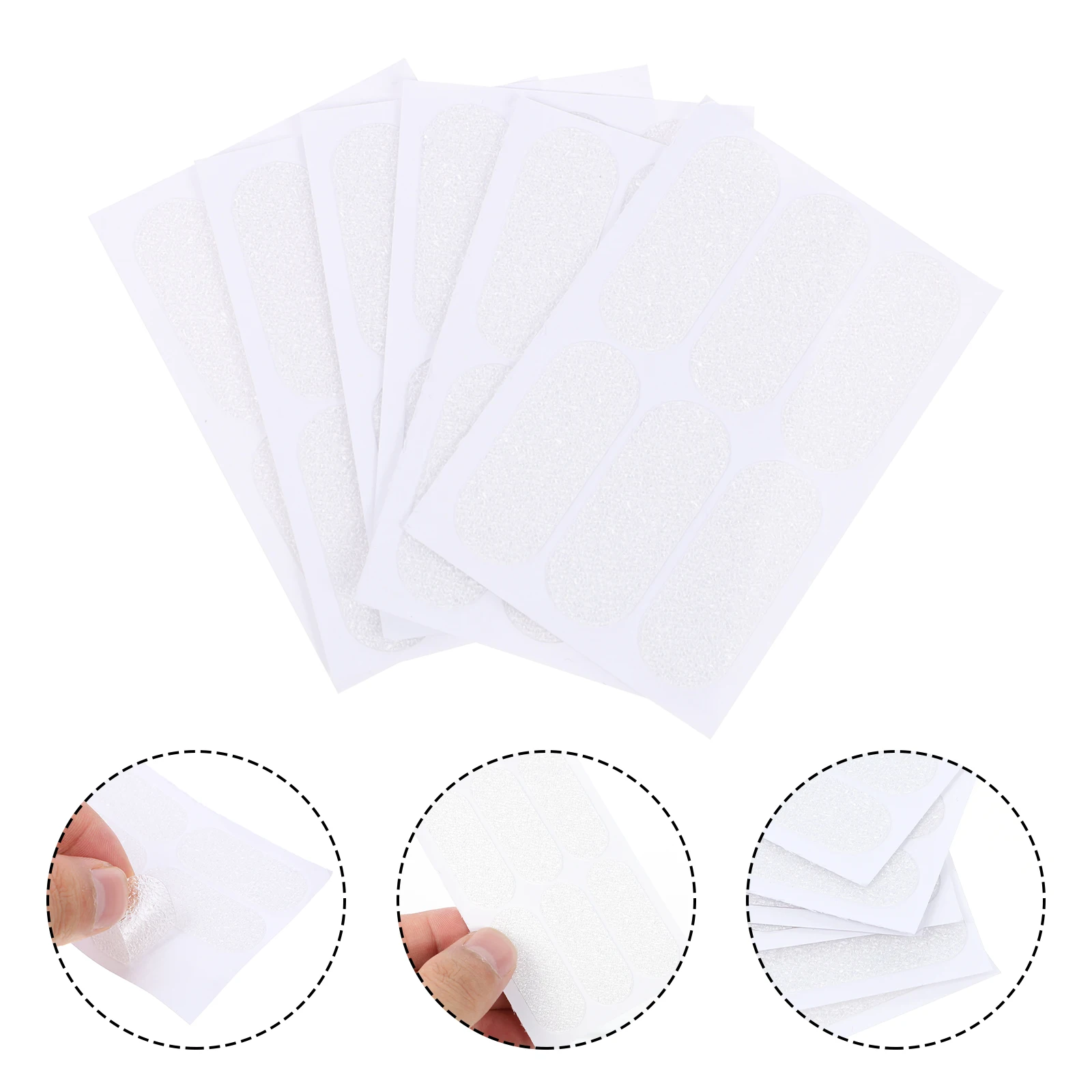 

6pcs 6 Sheets Transparent Cosmetics Stickers Convenient Patches Ear Tapes Skin-Friendly Breathable Ear Supply For Face Slimming