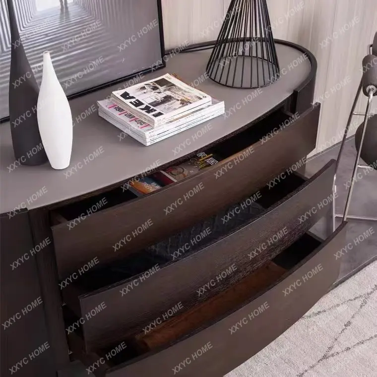 A smoky color, entry porch cabinet, drawer storage, bedroom locker
