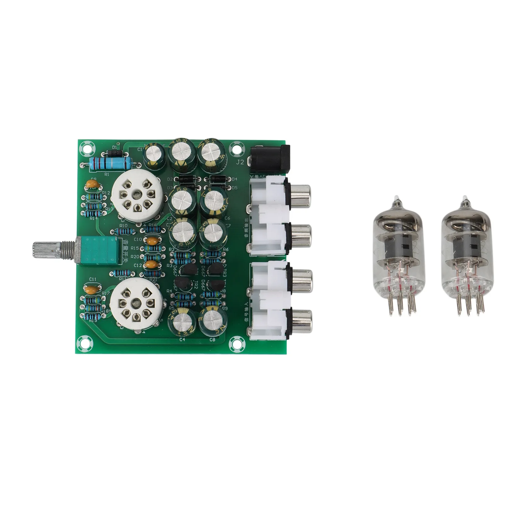 6J1 Hifi Stereo Electronic Tube Preamplifier Board Finished Preamp Amplifer Buffer Effect Device