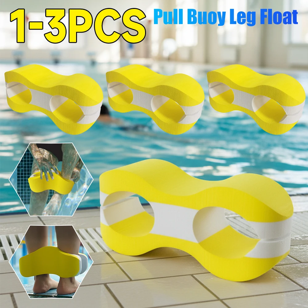 

1-3X Pull Buoy Leg Float EVA Floating Swimming Training Leg Float Swim Trainer Kickboard Legs Hips Support for Swimmer Beginners