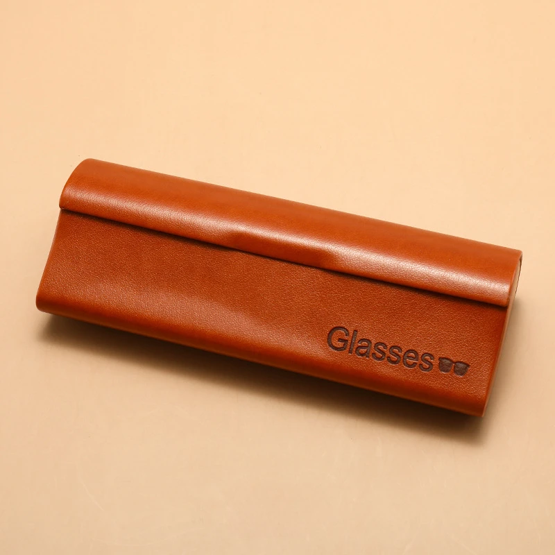 

Men and women's simple square flip-top eyewear storage box, stylish and portable hard-shell eyewear case