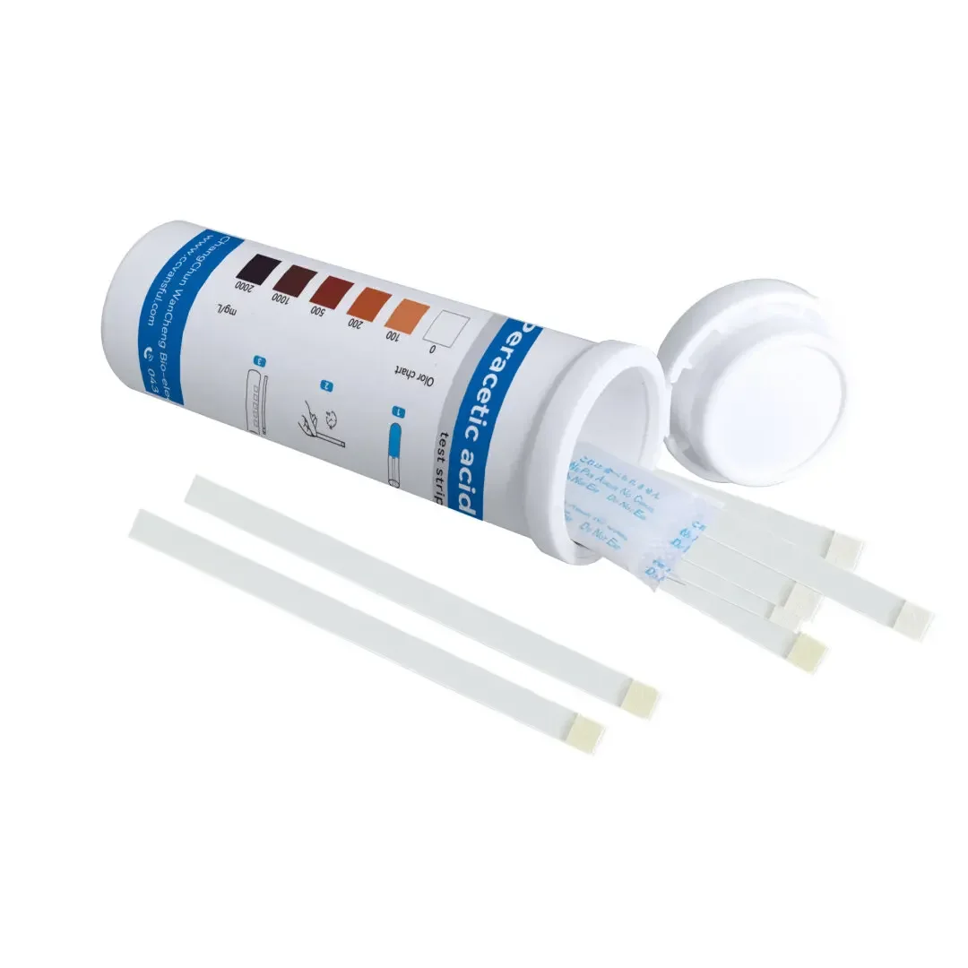 Reagent Strips For Water Analysis, Peracetic Acid Water Test Strip with Range 0-2000mg/l