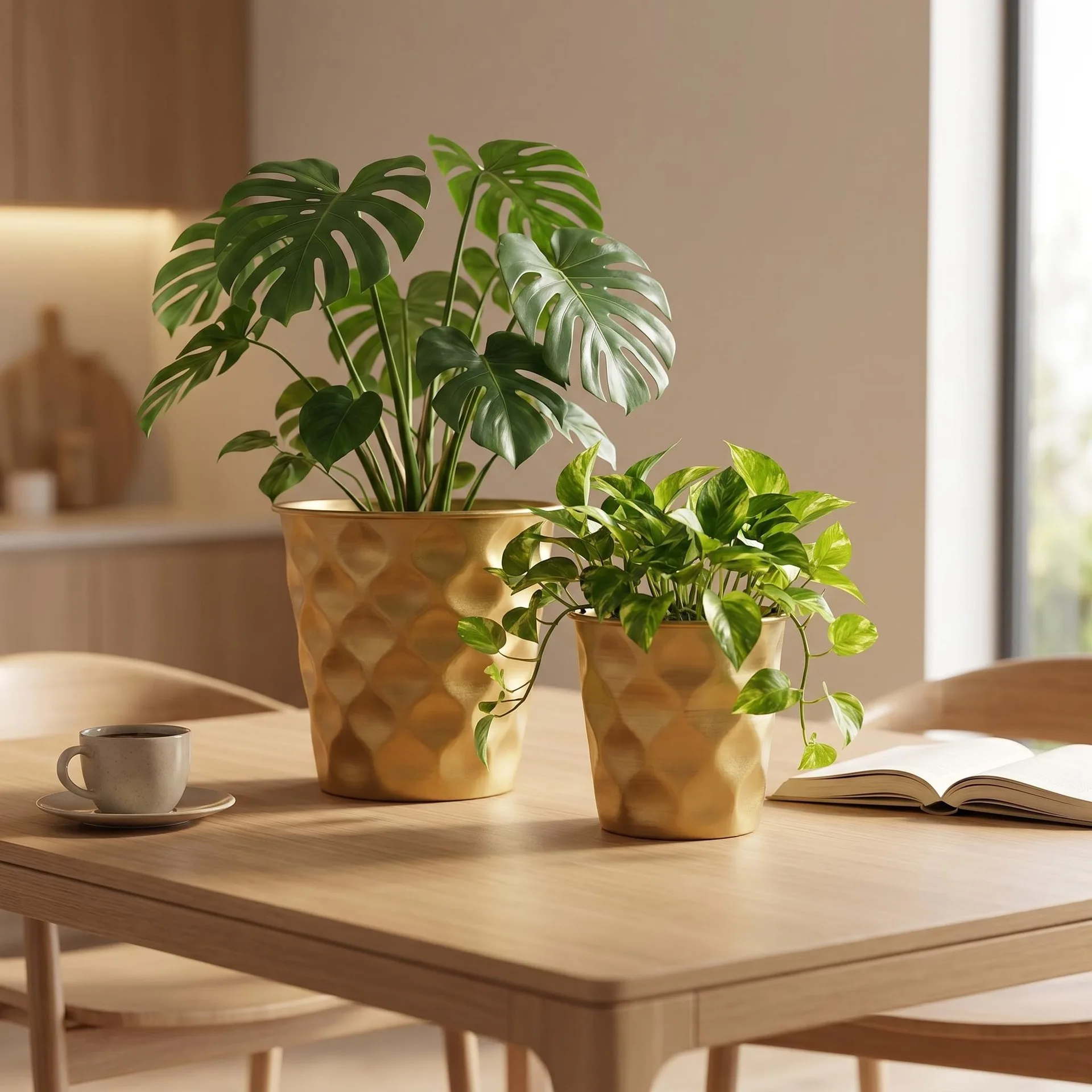 HYS minimalist light luxury three-dimensional water ripple vase matte wrought iron flower arrangement device home desktop