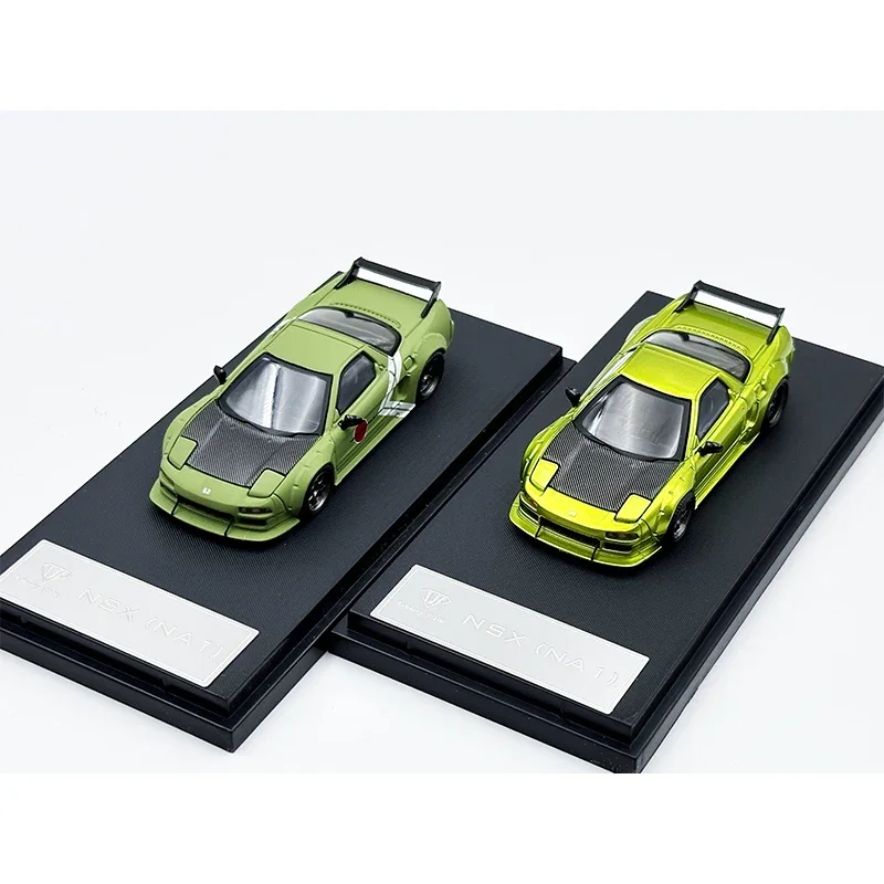 In Voorraad Ster 1:64 LBWK NSX NA1 Carbon Kap Transparant Groen Nul Diecast Diorama Auto Model Speelgoed