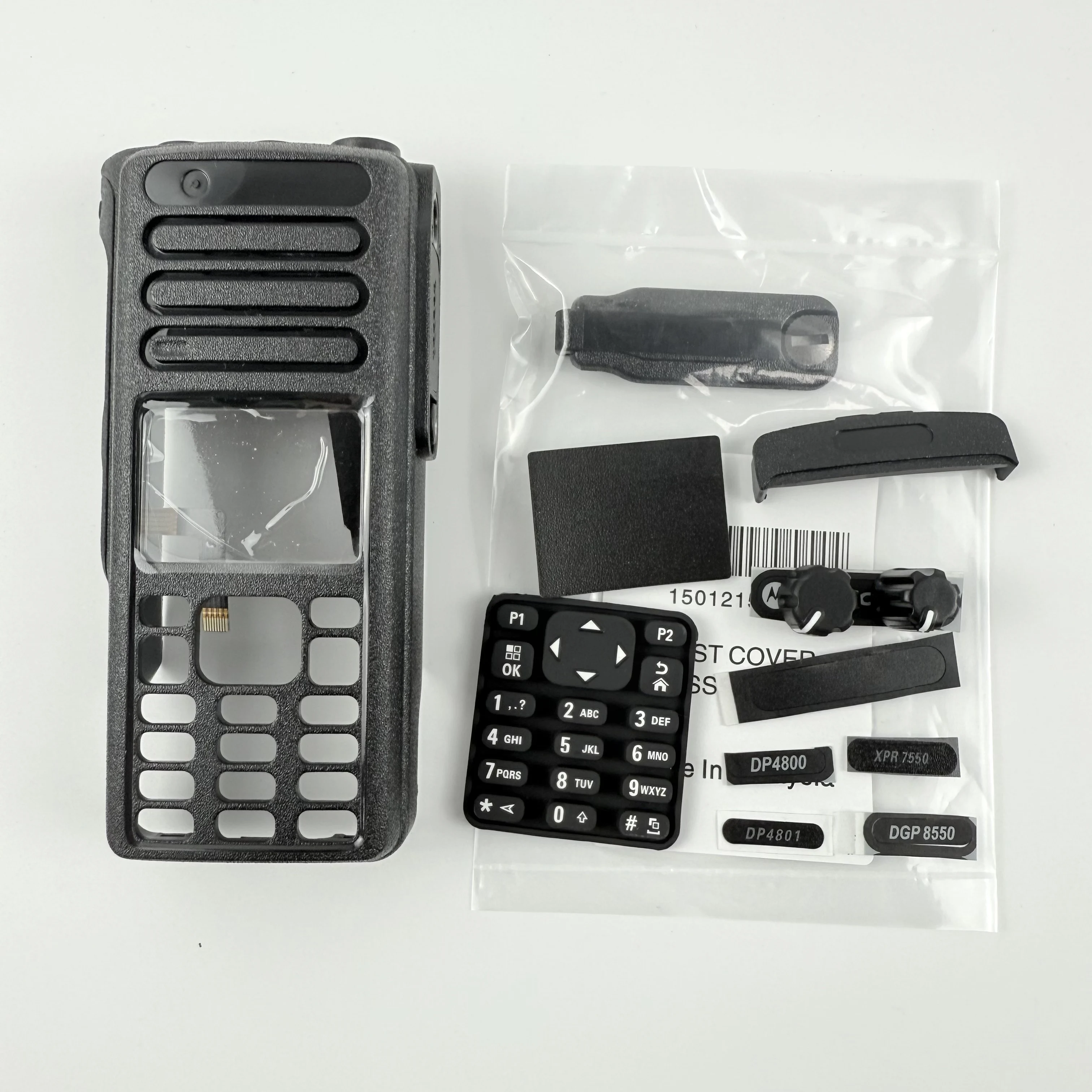 Two Way Radio Replacement Housing Case Kit with Speaker for Motorola DGP8550 DP4800 DP4801 XPR7550 Walkie Talkie